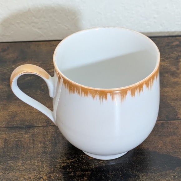 VTG Florida Souvenir Mug Ceramic Orange Gold Trim State Map Design Made in Japan - Picture 4 of 8